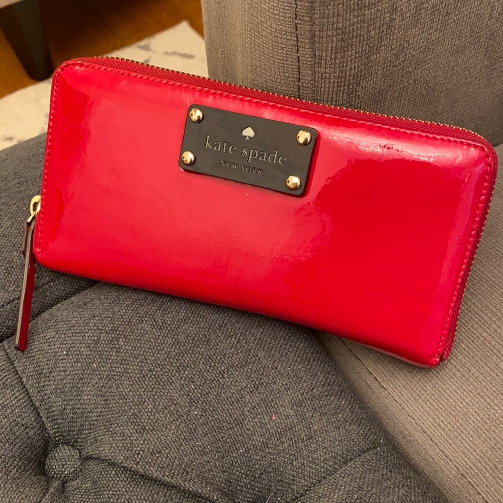 Red Kate Spade Wallet